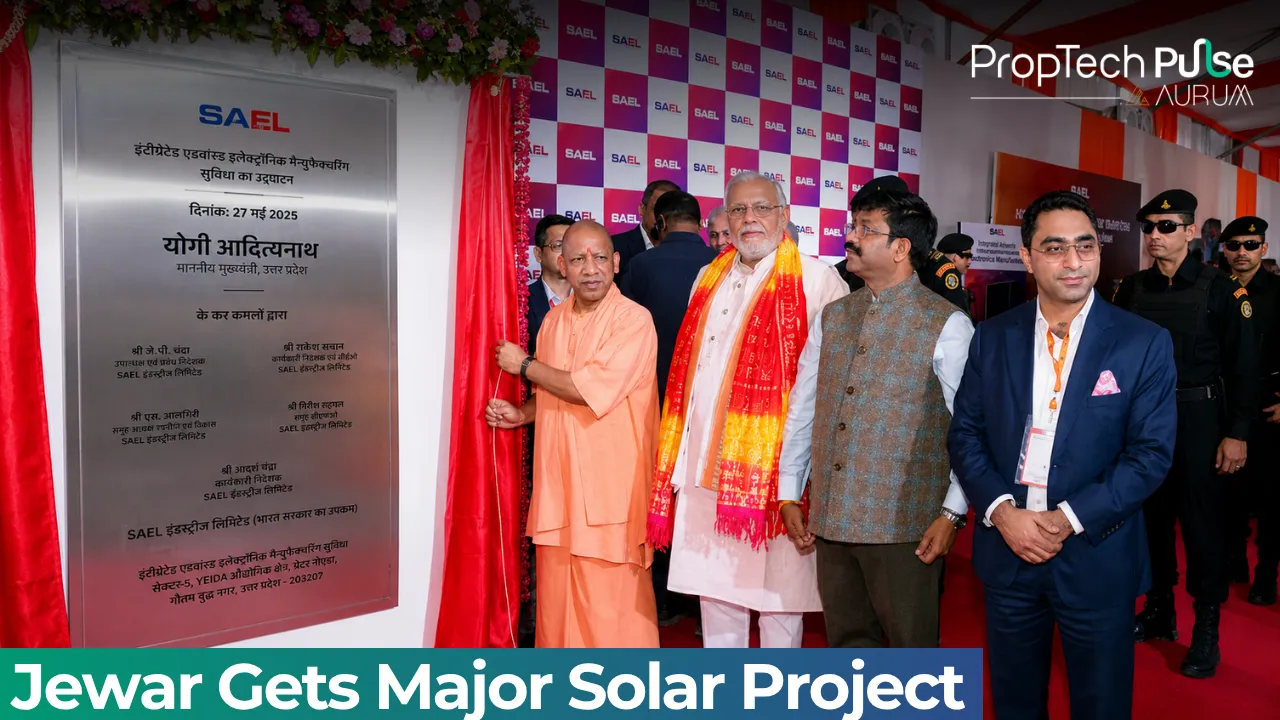 Yogi Adityanath Launches ₹8,200 Crore SAEL Solar Facility In Jewar